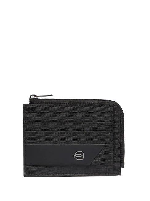 PIQUADRO LIKO Portmonetka/etui na karty Czarny - Portfele męskie