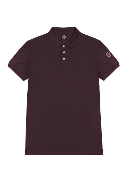 COLMAR MONDAY Polo z krótkim rękawem i rozciągliwą podszewką czekolada - Polo męskie