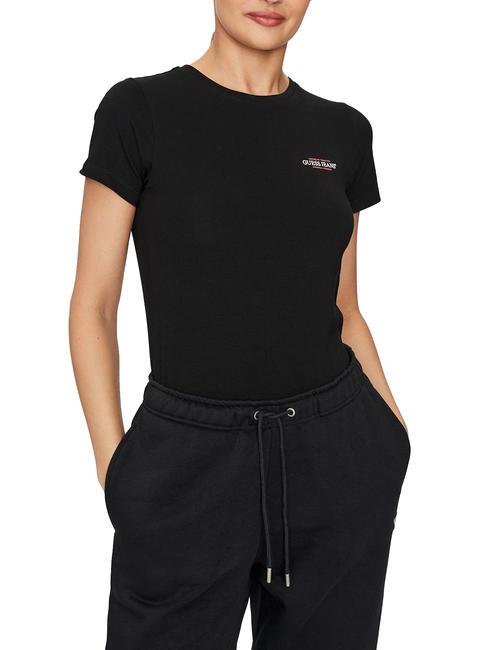 GUESS JEANS SLIM AMERICA Koszulka typu slim fit odrzutowiec - Koszulki i topy damskie