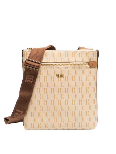 ALVIERO MARTINI PRIMA CLASSE MONOGRAM Bandolier krem - Torby damskie