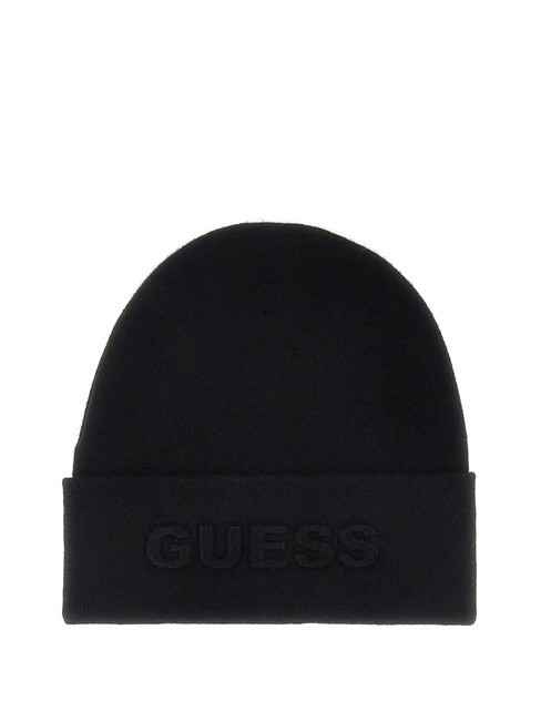 GUESS WINTER Czapka CZARNY - Włosy