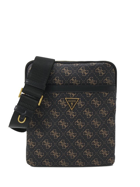 GUESS VEZZOLA Smart Torba płaska brązowy/ochra - Torby na ramię męskie