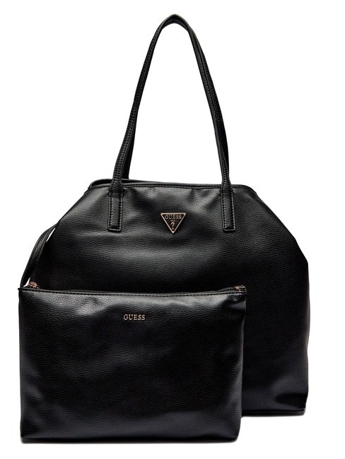 GUESS ECO VICTORIA  Torba na ramię CZARNY - Torby damskie