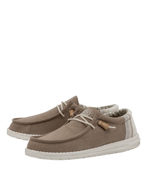 HEY DUDE WALLY BREAK STITCH Mokasyn glina - Buty męskie