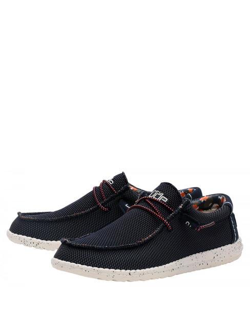 HEY DUDE WALLY SOX Łatwe do zakładania mokasyny niebieski wielokolorowy - Buty męskie