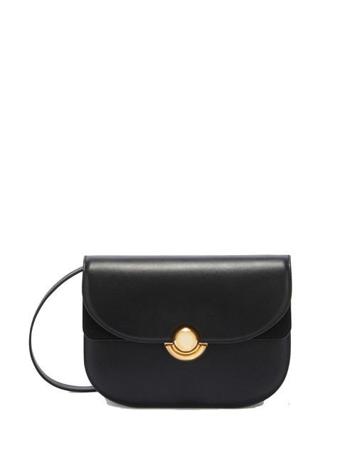 FURLA SFERA Torba skórzana z klapką na ramię Czarny - Torby damskie