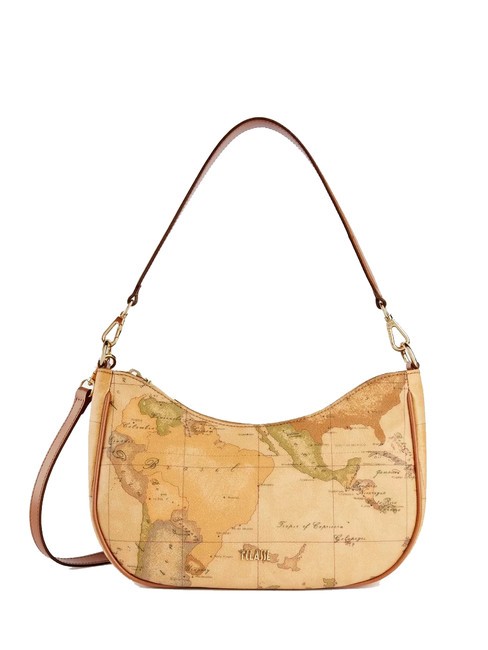 ALVIERO MARTINI PRIMA CLASSE GEO CLASSIC Torba na ramię z paskiem na ramię NATURALNY - Torby damskie