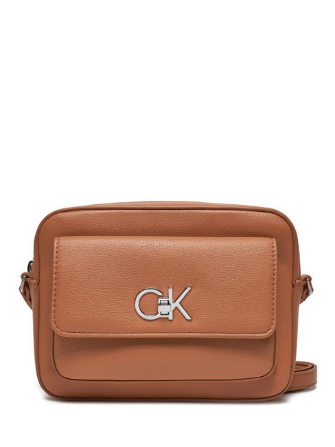 CALVIN KLEIN RE-LOCK Mała torba na ramię lew - Torby damskie