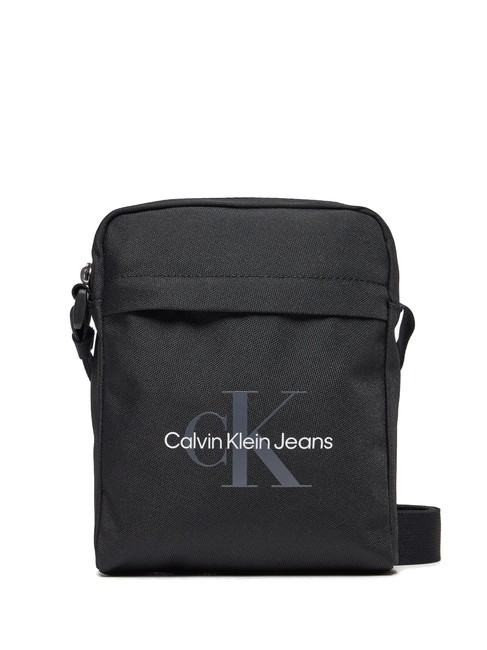 CALVIN KLEIN CK JEANS SPORT ESSENTIALS  Torba z poliestru poddanego recyklingowi Czarny PVH - Torby na ramię męskie