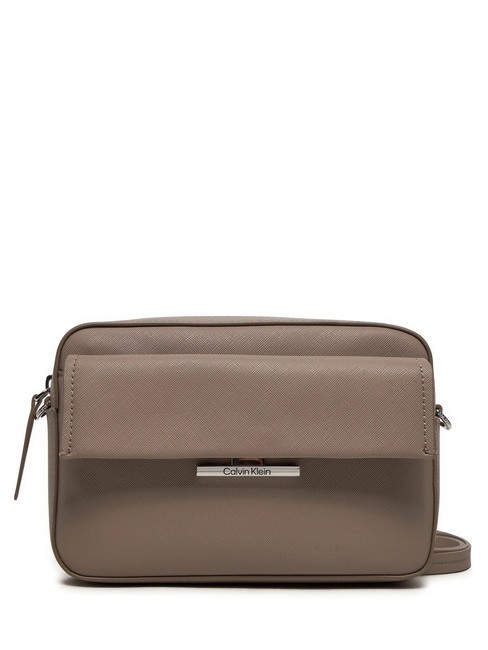 CALVIN KLEIN LINEAR Mała torba na ramię żużel - Torby damskie