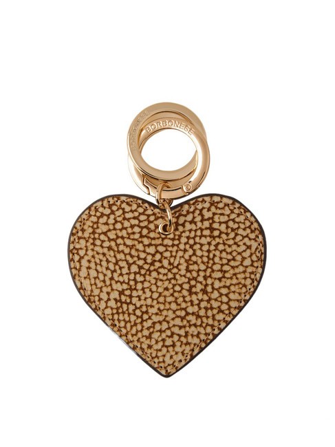 BORBONESE HEART Brelok serce naturalny - Brelok