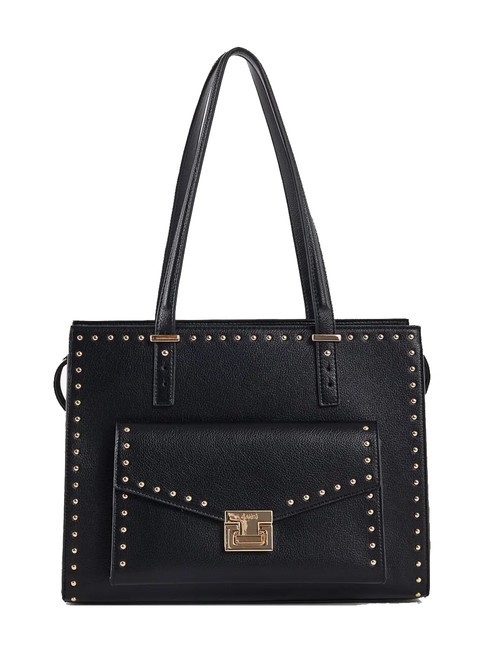 GAUDÌ CAMILLA Torba shopper z ćwiekami CZARNY - Torby damskie