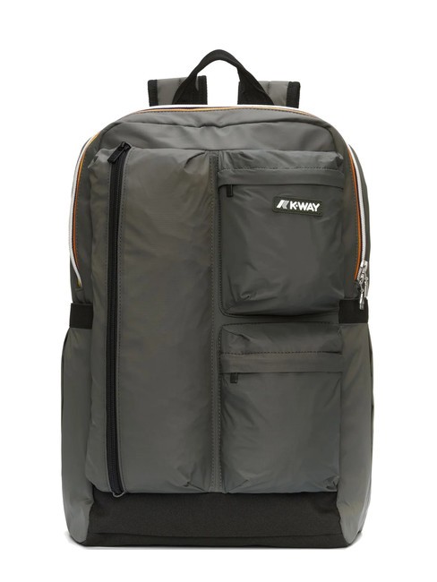 KWAY AMBERT Plecak na laptopa 15,6" zielono-czarny - Uchwyt i organizer na tablet