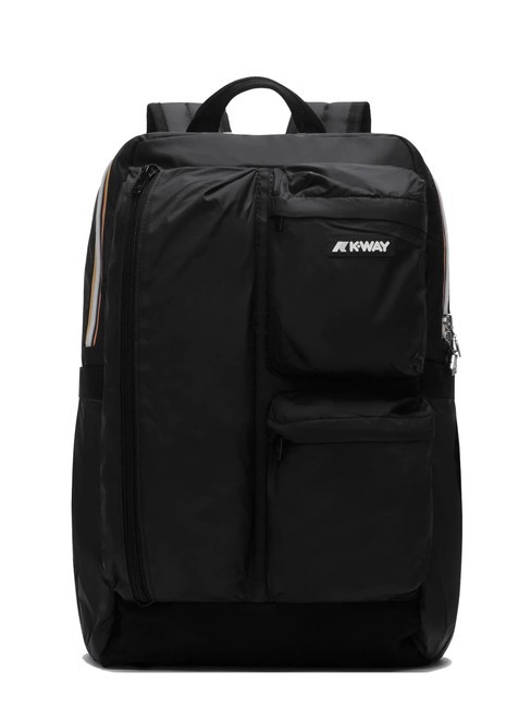 KWAY AMBERT Plecak na laptopa 15,6" czarny czysty - Uchwyt i organizer na tablet