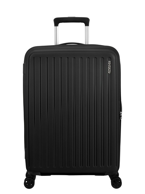 AMERICAN TOURISTER REJOY Wózek średniej wielkości prawdziwa czerń - Wózki twarde
