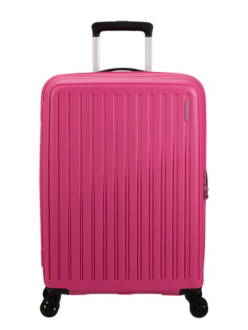 AMERICAN TOURISTER REJOY Wózek średniej wielkości hawajski różowy - Wózki twarde