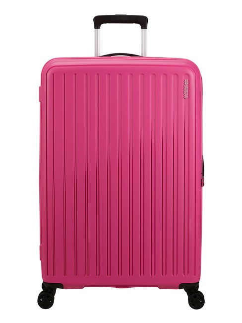 AMERICAN TOURISTER REJOY Duży wózek hawajski różowy - Wózki twarde