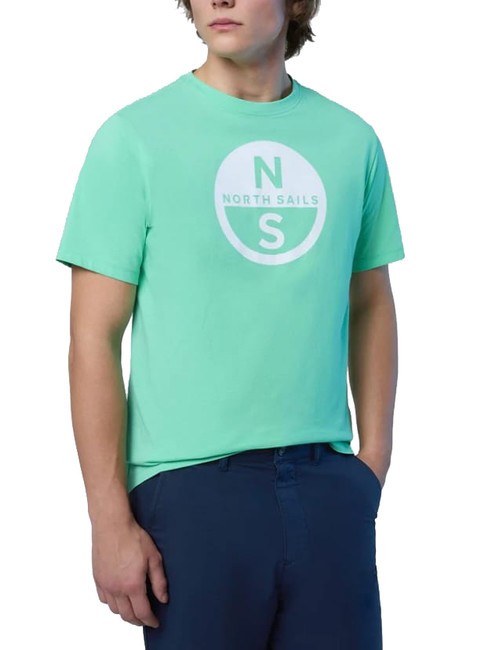 NORTH SAILS BASIC Koszulka bawełniana z nadrukowanym logo pączek wiosenny - Koszulki męskie