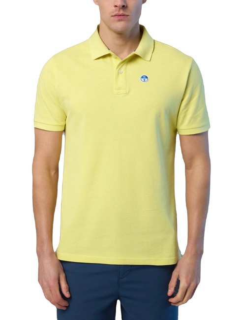 NORTH SAILS BASIC Koszulka polo bawełniana z krótkim rękawem światło wapienne - Polo męskie