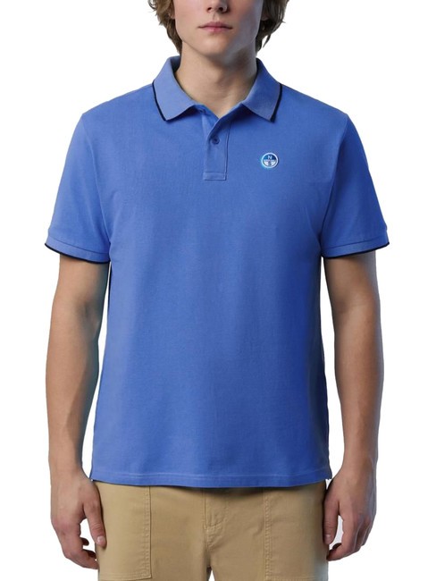 NORTH SAILS COLLAR STRIPED Koszulka polo bawełniana z krótkim rękawem klin - Polo męskie