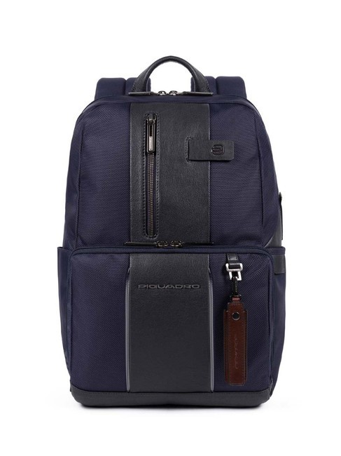 PIQUADRO BRIEF 2 Plecak na laptopa 14" niebieski - Plecaki na laptopa do pracy