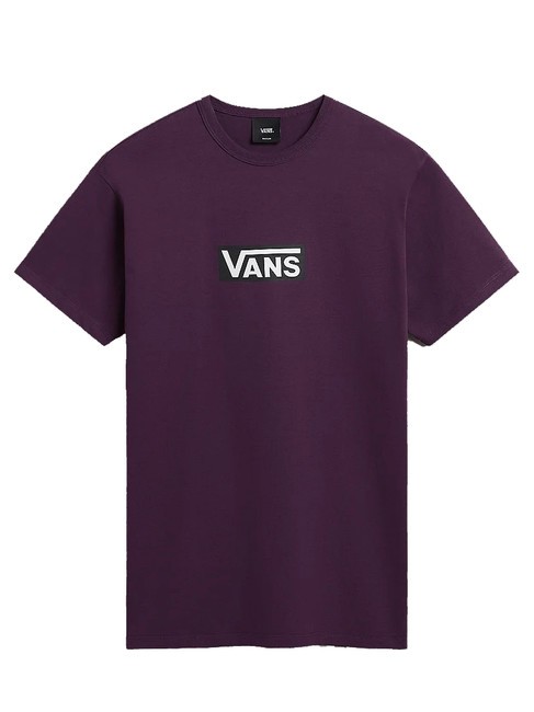 VANS OFF THE WALL II DROP Koszulka bawełniana z krótkim rękawem wino jeżynowe - Koszulki męskie