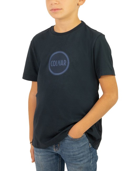 COLMAR FRIDA KIDS Koszulka bawełniana z logo granatowy - Koszulka dziecięca
