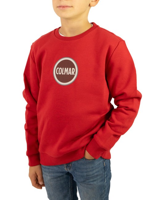 COLMAR MODISH KIDS Bluza z okrągłym dekoltem i logo bohater - Bluzy dziecięce