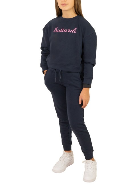 TRUSSARDI HEIN Bluza i spodnie dresowe granatowy/granatowy - Dresy dziecięce