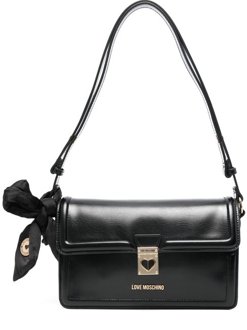 LOVE MOSCHINO FIOCCO Torba na ramię Czarny - Torby damskie