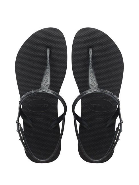 HAVAIANAS TWIST Klapki CZARNY - Buty damskie