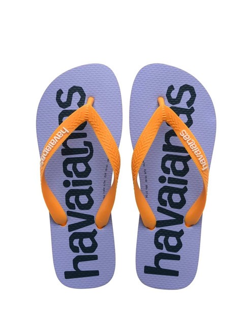 HAVAIANAS TOP LOGOMANIA 2 Klapki żółty - Buty damskie