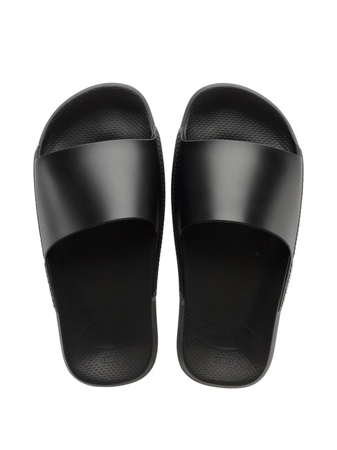 HAVAIANAS SLIDE CLASSIC Kapcie gumowe czarny czarny - Buty męskie