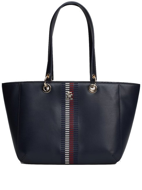 TOMMY HILFIGER CHIC  Torba na zakupy kosmiczny niebieski - Torby damskie