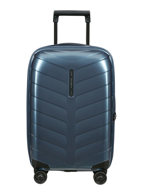 SAMSONITE ATTRIX Rozszerzalny wózek kabinowy Slim stalowo-niebieski - Bagaż podręczny