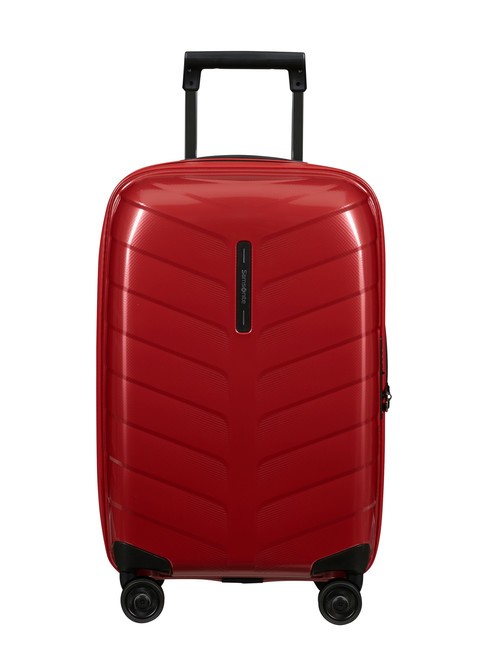 SAMSONITE ATTRIX Rozszerzalny wózek kabinowy Slim CZERWONY - Bagaż podręczny