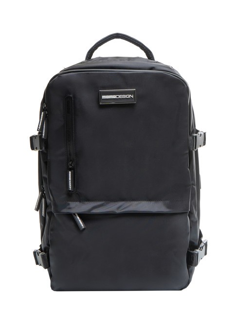 MOMO DESIGN TRAVEL Plecak na laptopa czarny - Plecaki szkolne i rekreacyjne