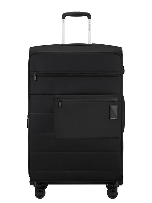 SAMSONITE VAYCAY Duży rozszerzalny wózek CZARNY - Wózki półsztywne