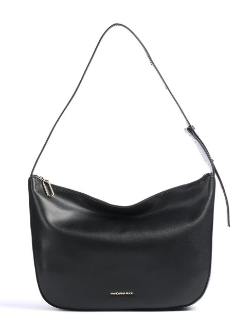 MANDARINA DUCK LUNA Skórzana torba na ramię CZARNY - Torby damskie