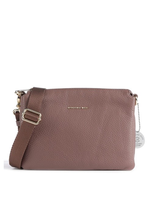 MANDARINA DUCK MELLOW Skórzana torba na ramię balsamiczny - Torby damskie