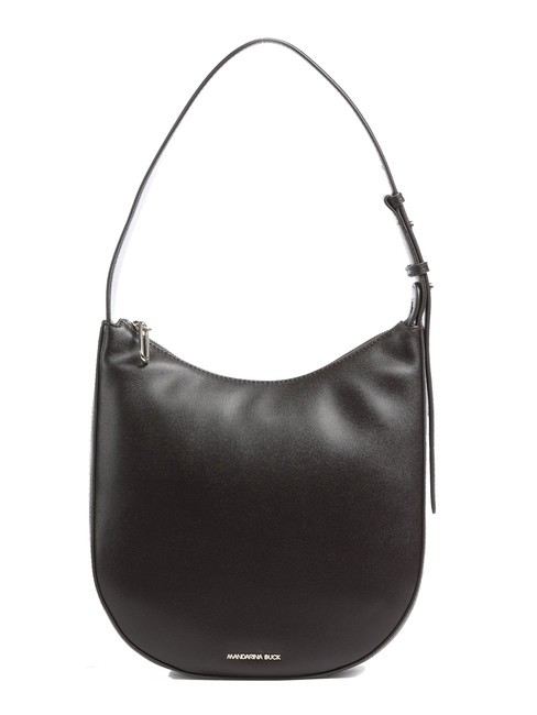 MANDARINA DUCK LUNA Torba skórzana typu listonoszka kret - Torby damskie