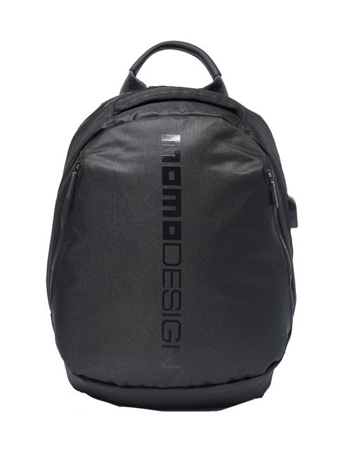 MOMO DESIGN ENTERPRICE Plecak na laptopa 13" czarny/czarny - Plecaki szkolne i rekreacyjne