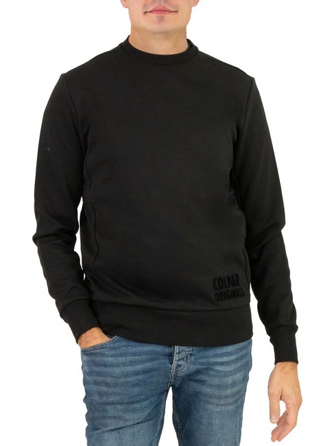 COLMAR TECHNICAL Bluza z okrągłym dekoltem i wytłoczonym logo czarny - Bluzy męskie