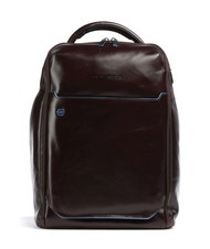 PIQUADRO BLUE SQUARE Plecak sk&oacute;rzany, uchwyt na laptopa 14" - Plecaki na laptopa do pracy