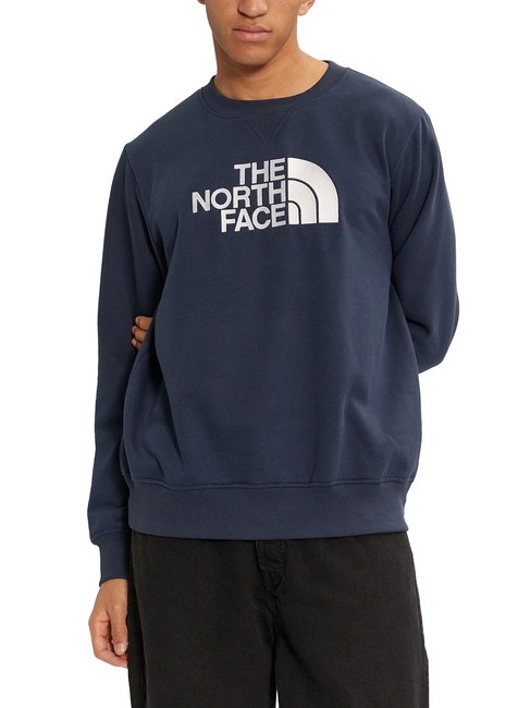 THE NORTH FACE DREW PEAK Bluza z okrągłym dekoltem szczyt marynarki wojennej - Bluzy męskie