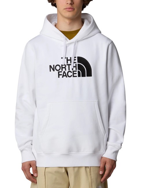 THE NORTH FACE DREW PEAK Bluza z kapturem tnf biały/tnf czarny - Bluzy męskie