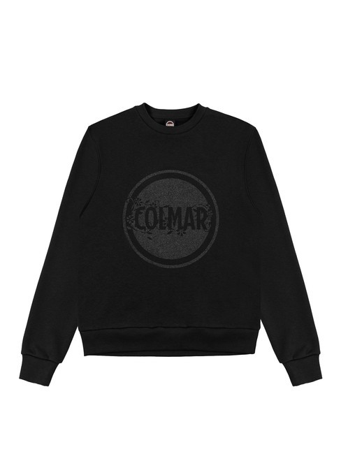 COLMAR STUNNING Bluza z okrągłym dekoltem i nadrukiem brokatowym czarny - Bluzy dziecięce