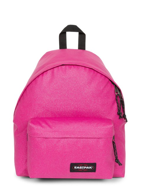 EASTPAK PADDED PAK'R Plecak z tkaniny brokatowej błyszcząca fuksja - Plecaki szkolne i rekreacyjne
