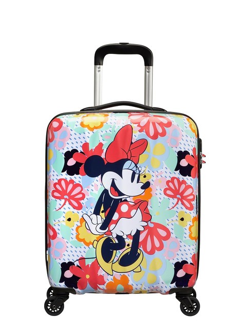 AMERICAN TOURISTER HYPERTWIST Disney 2.0 Wózek na bagaż podręczny kwiatek minnie - Bagaż podręczny
