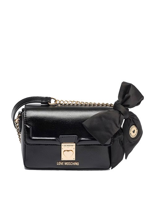 LOVE MOSCHINO FIOCCO Mała torba na ramię  Czarny - Torby damskie